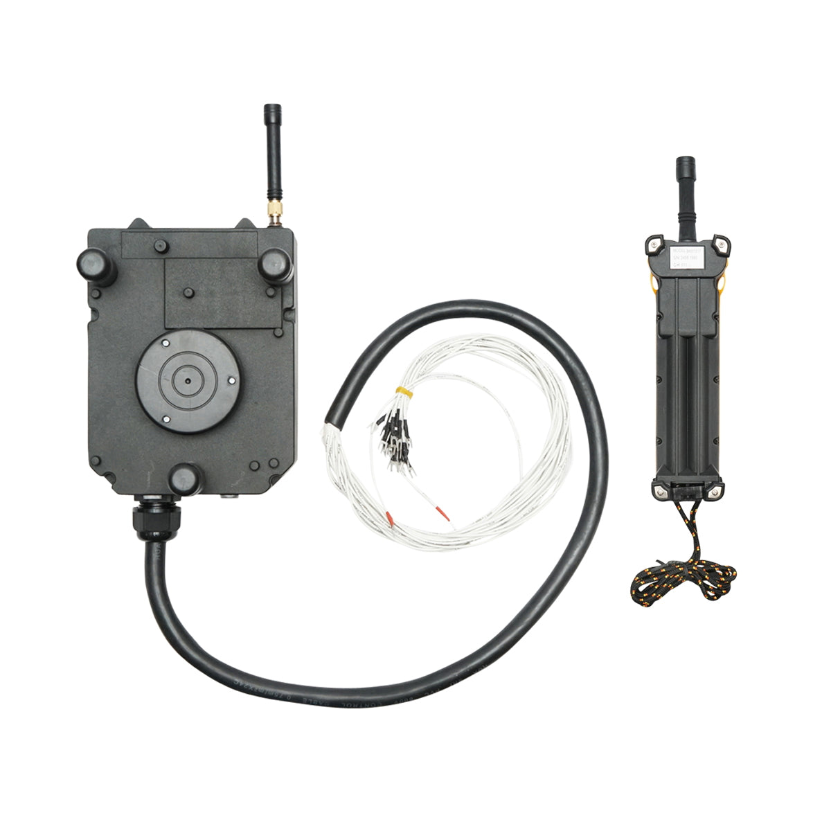 Wireless industrial remote control with 10 commands AC 380V and water protection Breckner Germany