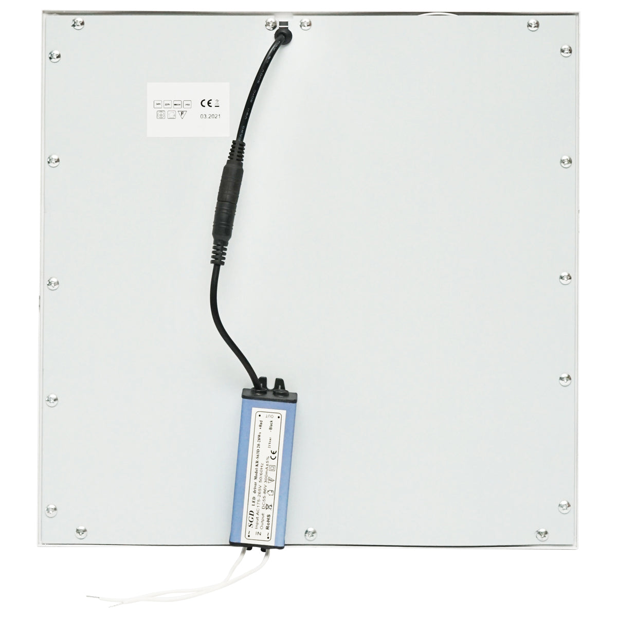 Slim LED panel 24W, 220V, 295x295x7mm for recessed ceiling Breckner Germany