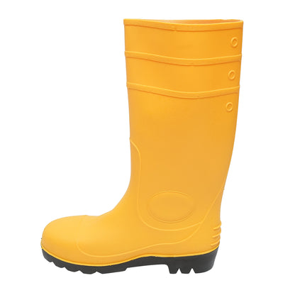 Rubber work boots, yellow, size 42 Crownman