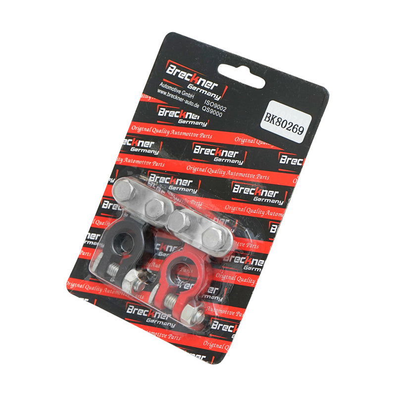 Set of battery terminals Zn red and black Breckner Germany