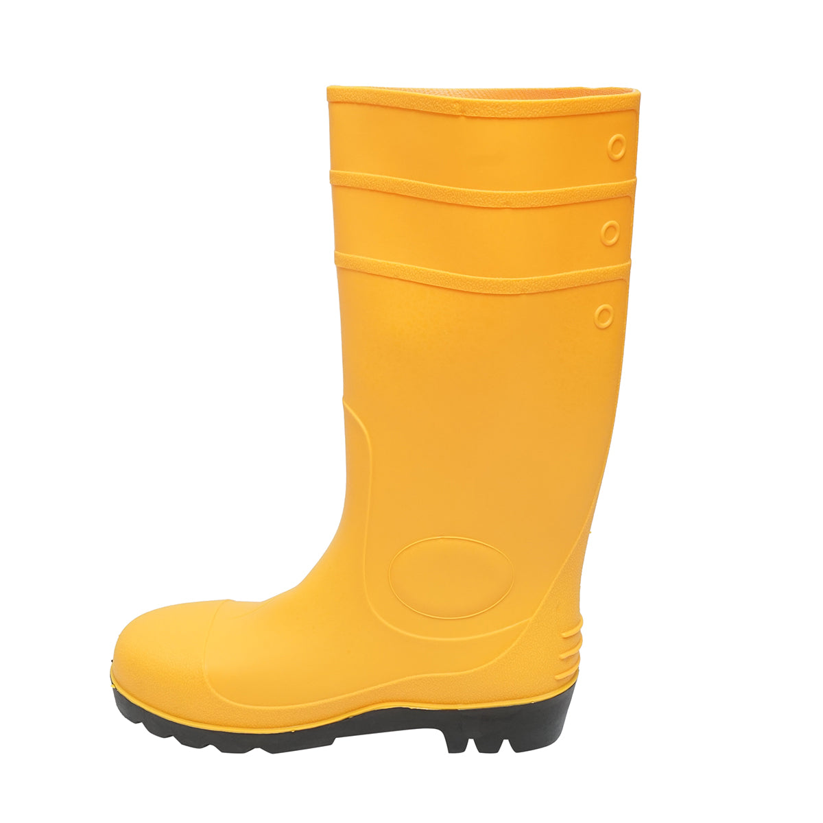Rubber work boots, yellow, size 45 Crownman