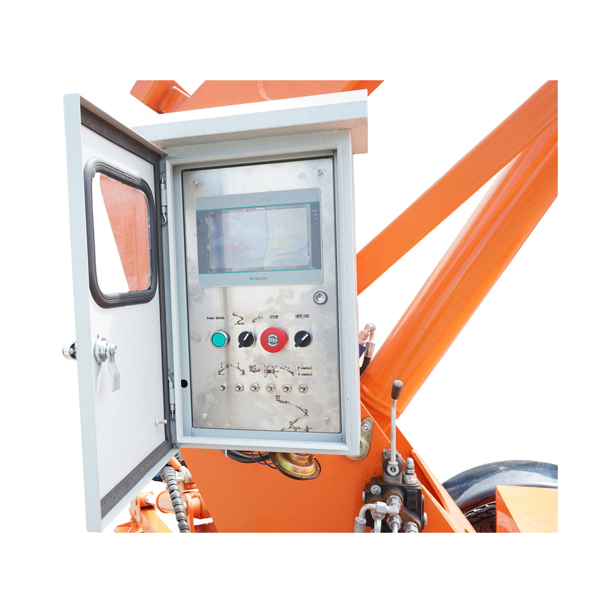 Platform/trailer type aerial work platform 16m, 200Kg with remote control gasoline engine THOR