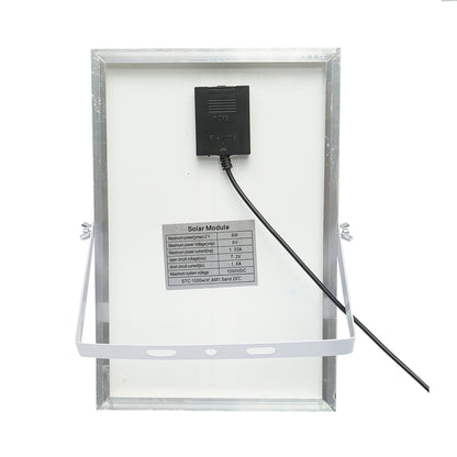 100W LED projector with 8W solar panel, 5000mAh battery, and remote control IP66 Breckner Germany