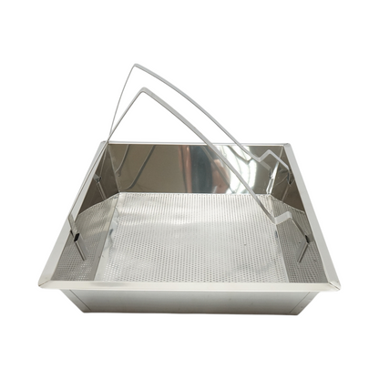 The draining tray with stainless steel sieve 520x415x110mm