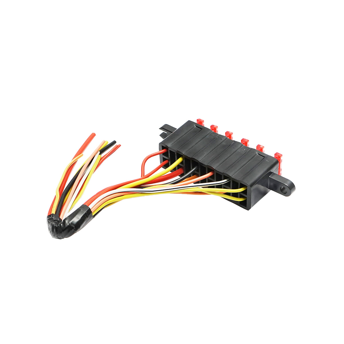 Flat fuse box with cover and wiring for UTB U-445, Fiat, New Holland, Massey Ferguson, Case IH, Ford