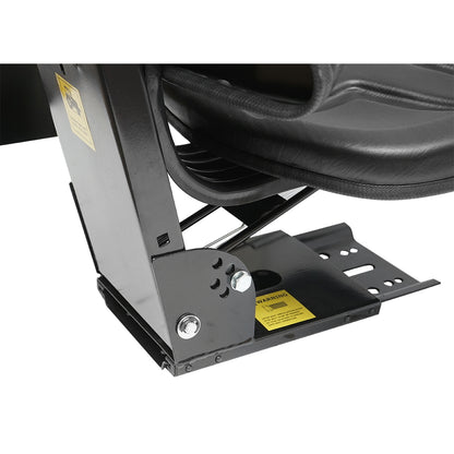 Universal black seat for tractor