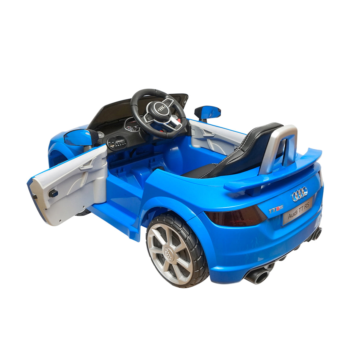 Electric car with 6V/4Ah battery and remote control for kids Audi TT JE1198 blue