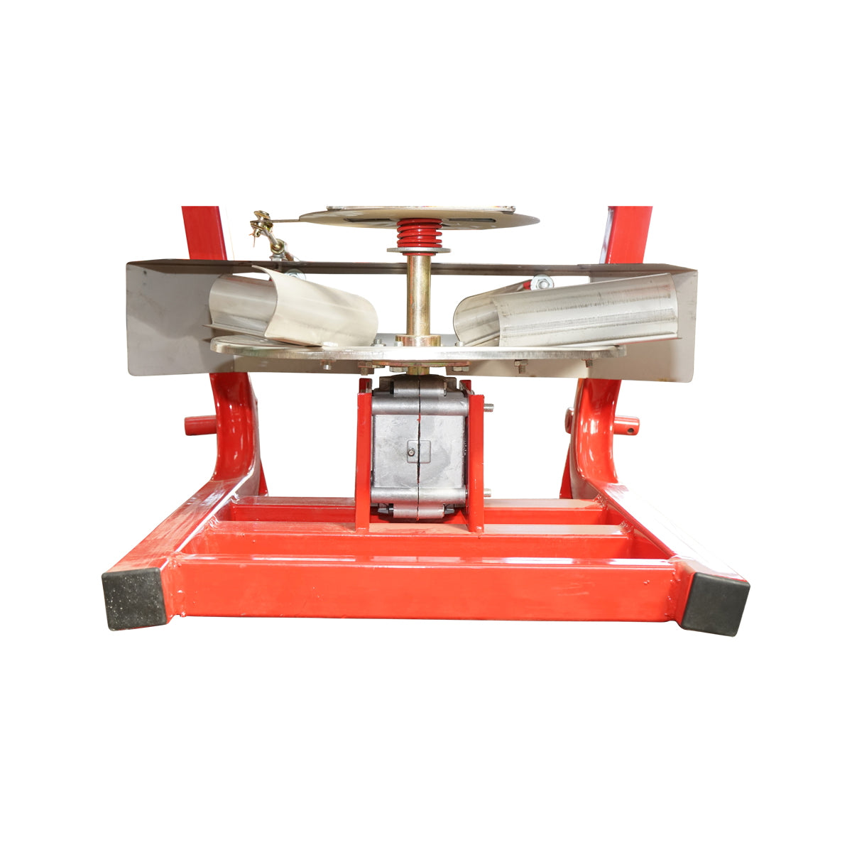 Stainless steel fertilizer distributor FLS400 with included cardan and 400 Kg hopper