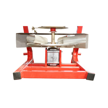 Stainless steel fertilizer distributor FLS400 with included cardan and 400 Kg hopper