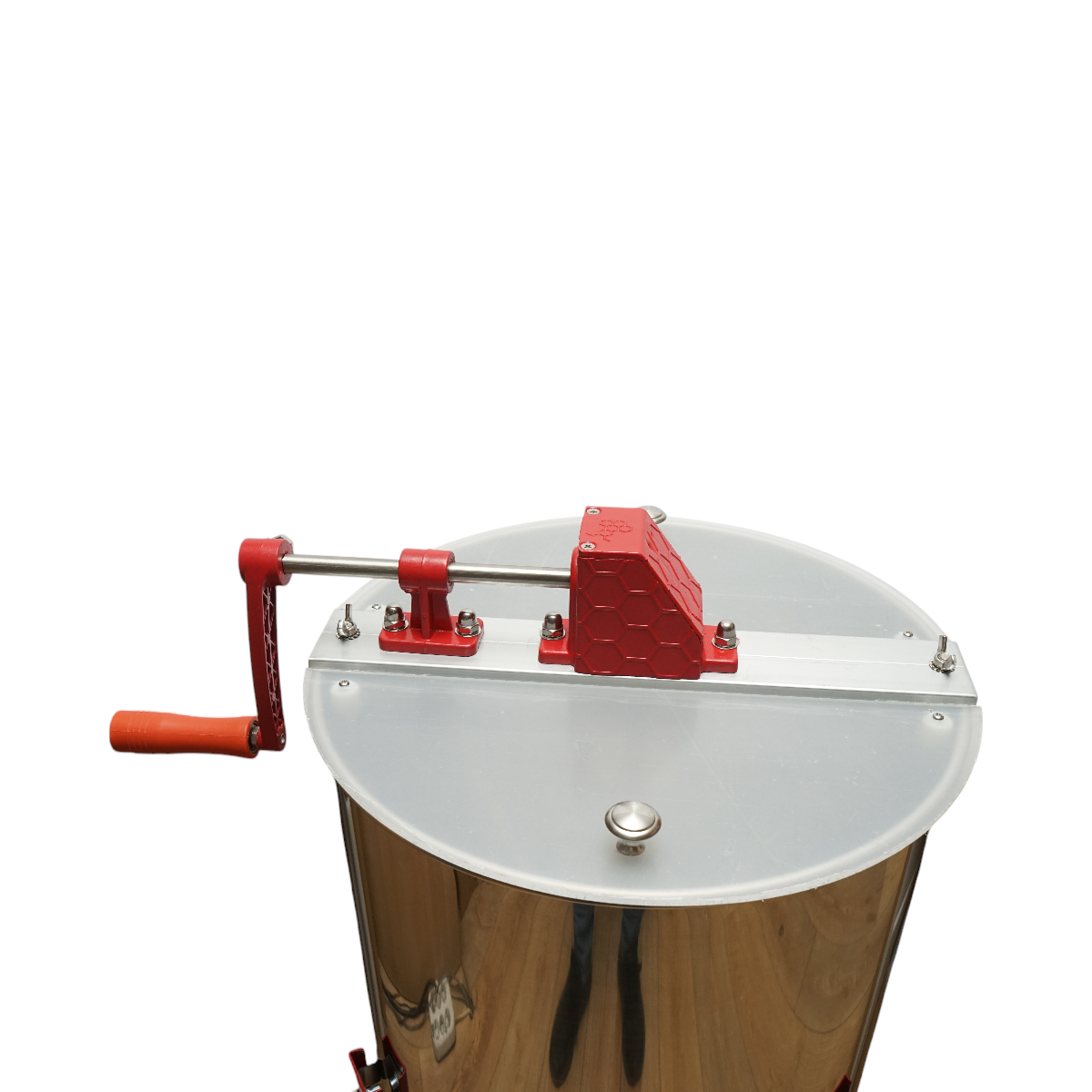 Manual beekeeping centrifuge, stainless steel honey extractor with 3 frames