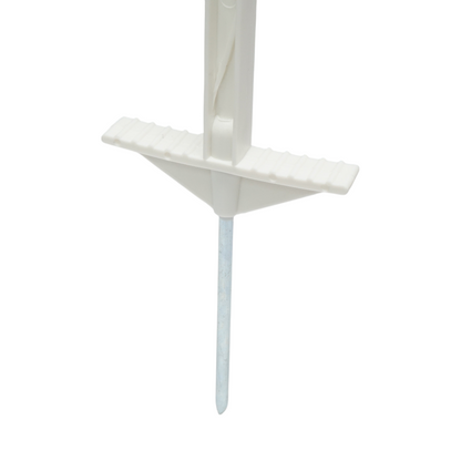 Plastic post 1050mm white for electric fence wire Breckner Germany
