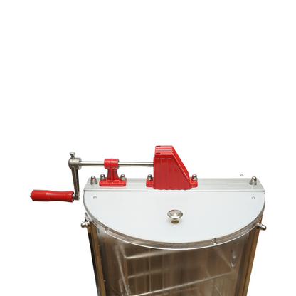 Manual honey extractor, transparent honey centrifuge with 2 frames