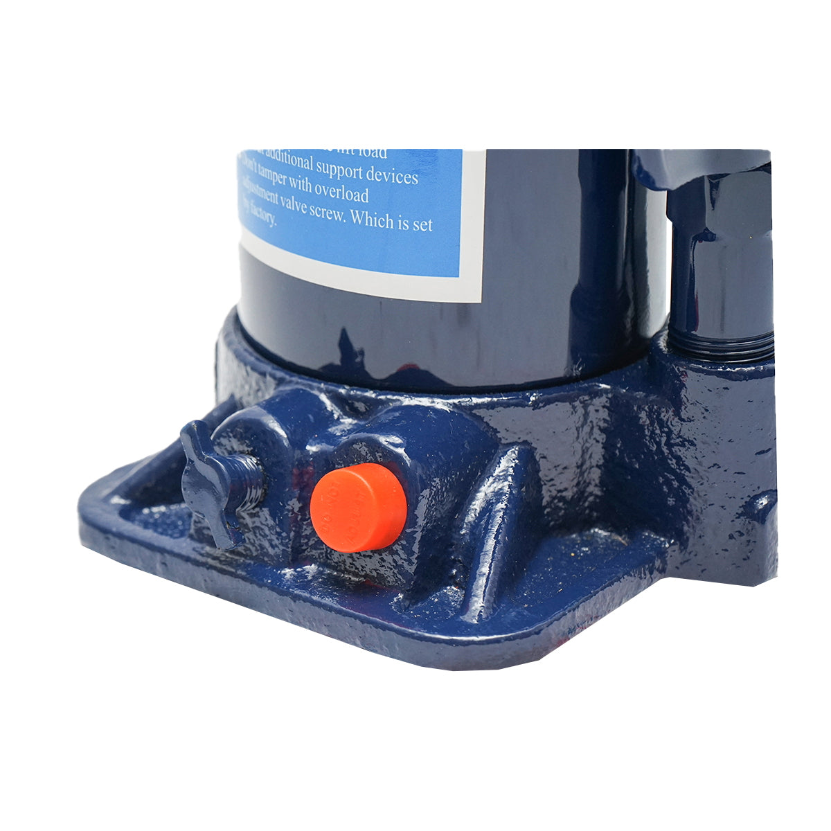 10-ton piston hydraulic jack with a 200mm valve
