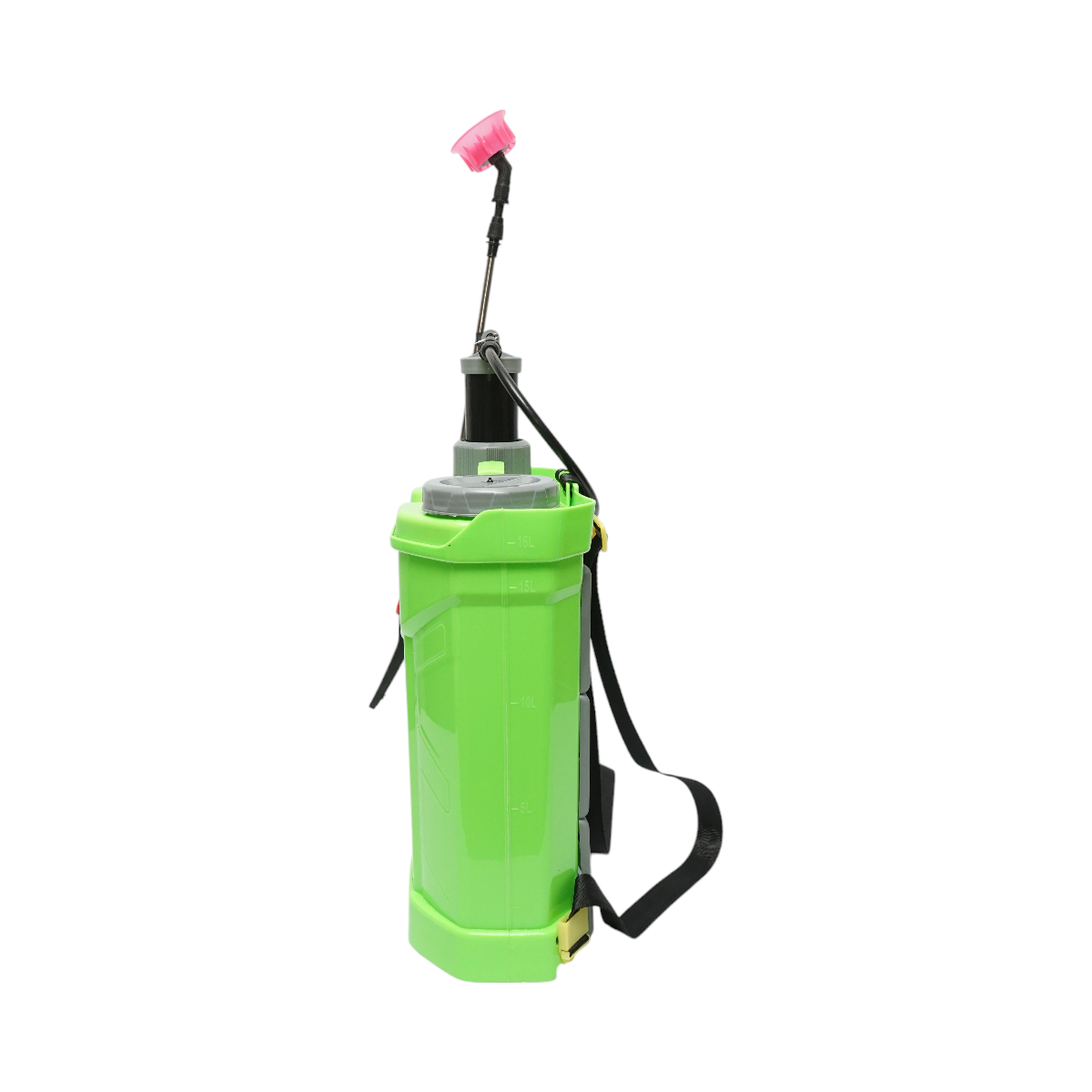 Manual spray pump with 16L tank, 3 nozzles, max pressure 3 bar