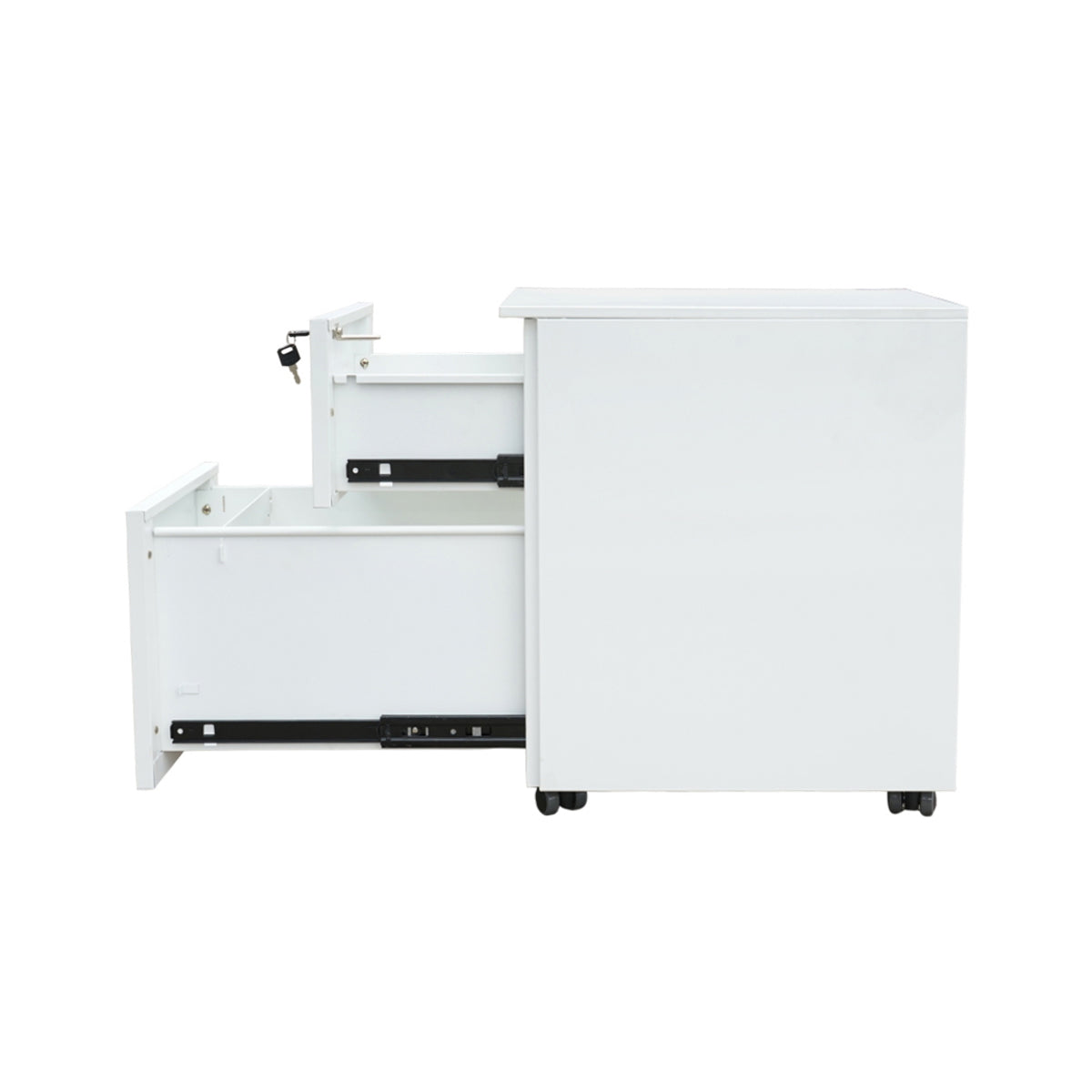 Classifier, metal cabinet with 2 drawers on wheels 560x340x480mm, RAL7035 Breckner Germany