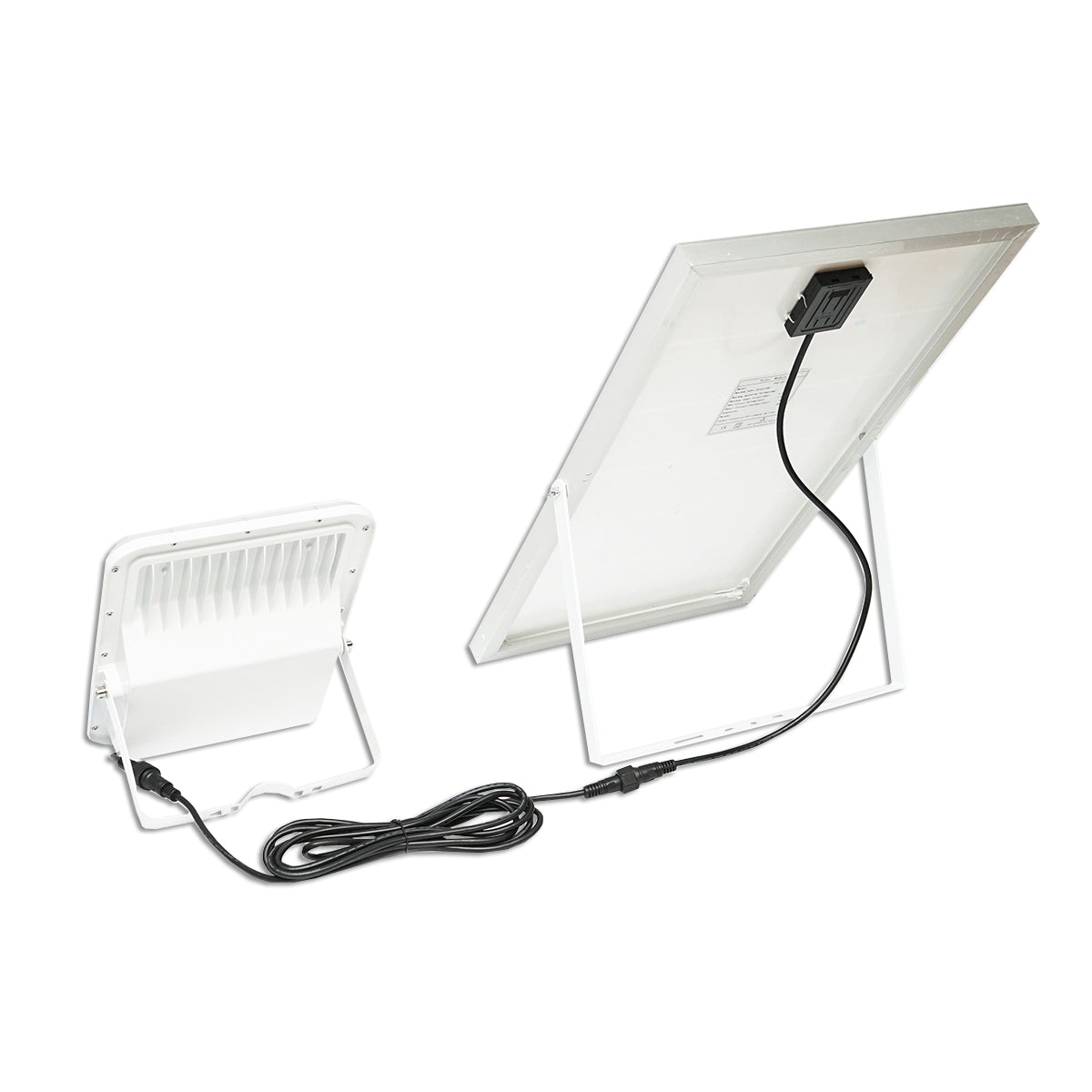 20W LED lamp with 2 MP CCTV camera, wifi, and 35W solar panel, 3.2V/30Ah battery