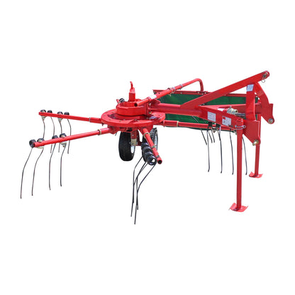 Spider type rotary rake with a working width of 1.80m, required power 15-50HP, with 6 arms weighing 220Kg Konig Traktoren