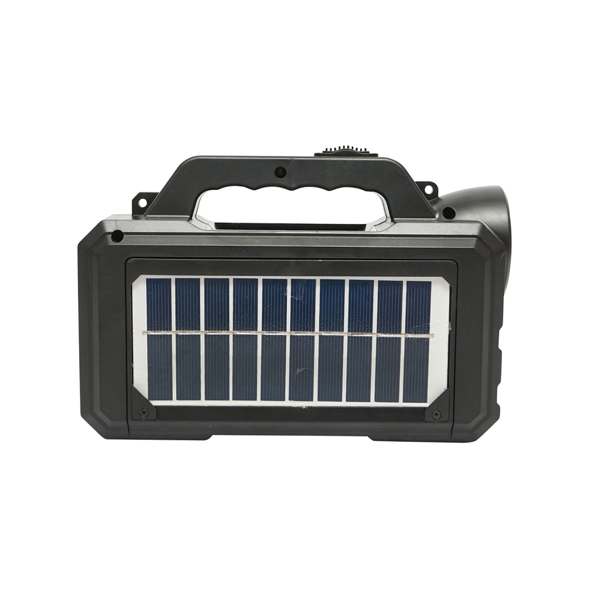 Portable LED lighting kit with 2 bulbs/projector, solar panel and 4000 mAh battery for fishing camping GD-8077