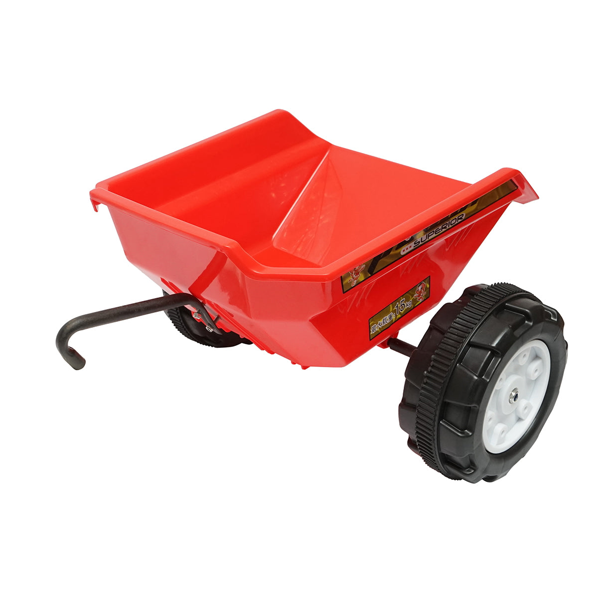 Electric tractor with trailer and battery for kids, toy for 3-6 years Hello Baby