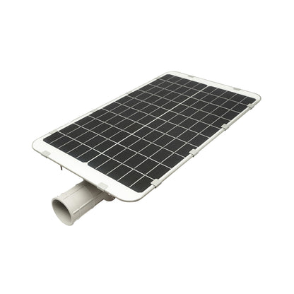 LED solar street light 180W, 6500K, IP65 with solar panel, motion sensor and pole mounting Breckner Germany