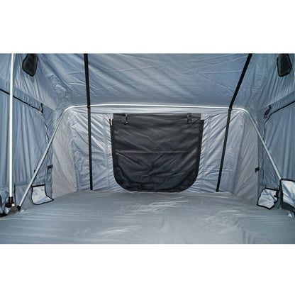 Waterproof car tent for 3 people, ceiling attachment with extension, platform, and ladder