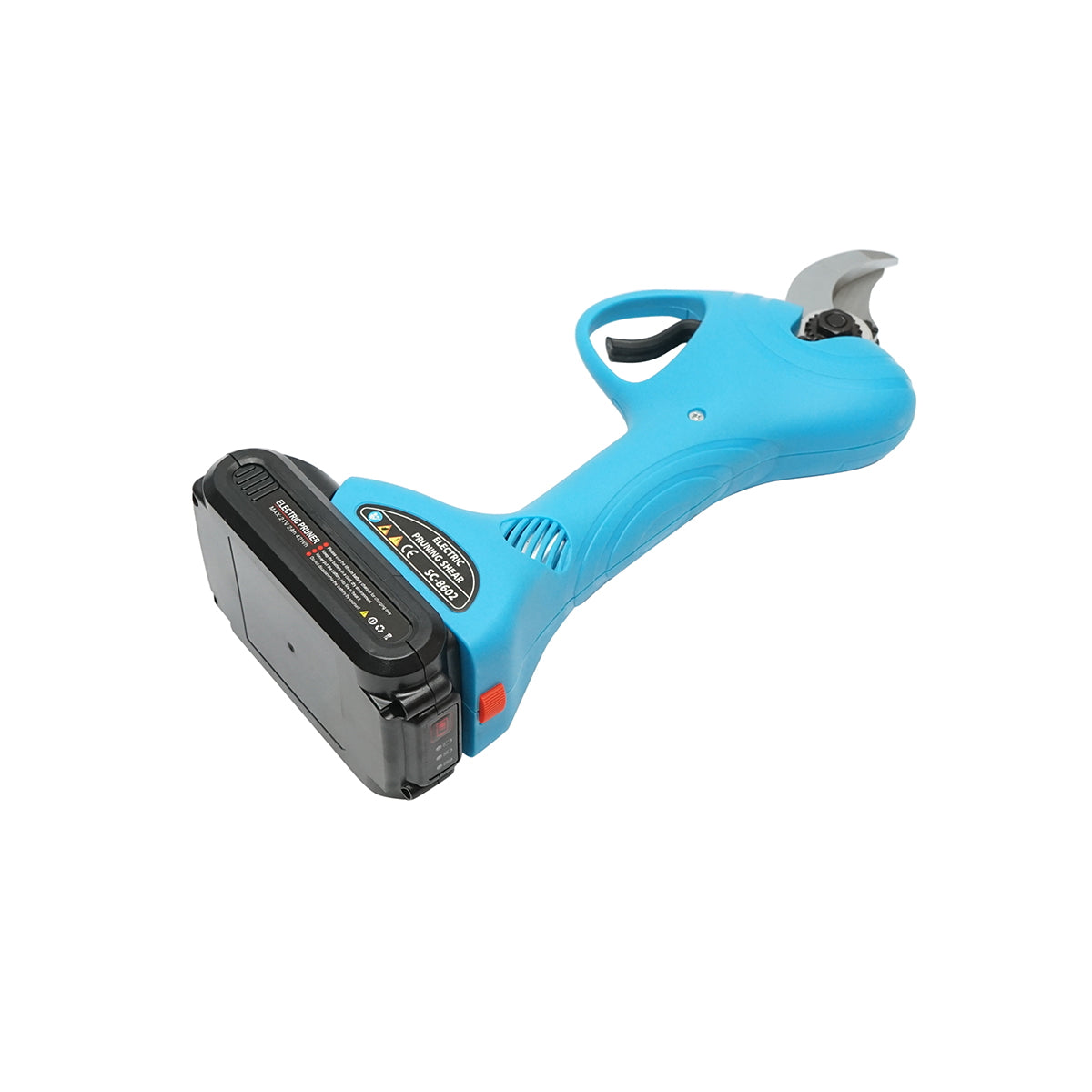 Electric garden shears 970W with 2 Li-ion 21V batteries, diameter 0-30mm