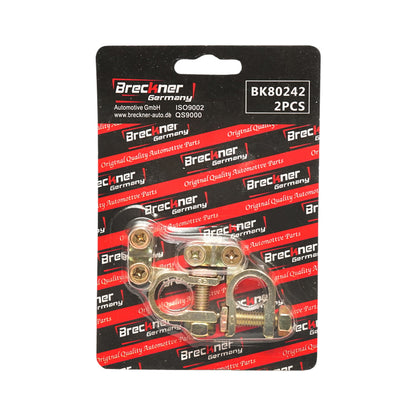 Copper battery terminals with screw fastening Breckner Germany