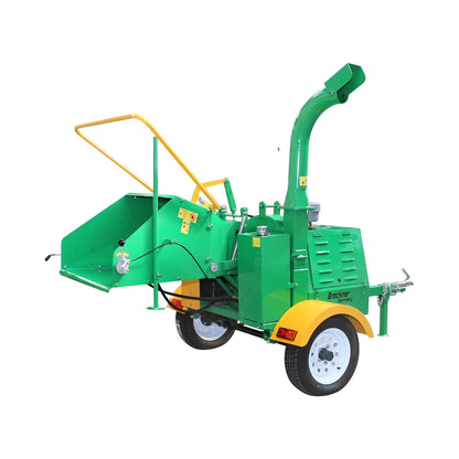 Branch shredder 22HP trailerable wood diameter 150mm hopper 200x200mm Breckner Germany