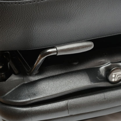 Universal adjustable seat for tractor with safety belt, armrests and suspension 800x610mm