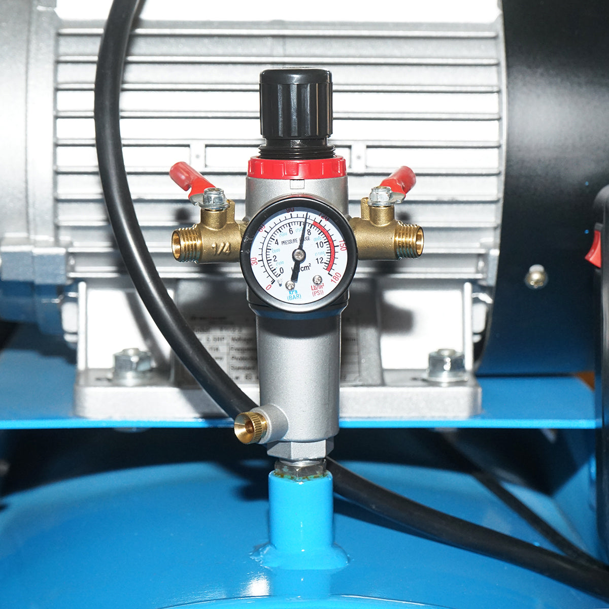 Air compressor 380V, 270L power 4kW/5.5HP maximum pressure 8 Bar, flow rate 600L/min Breckner Germany