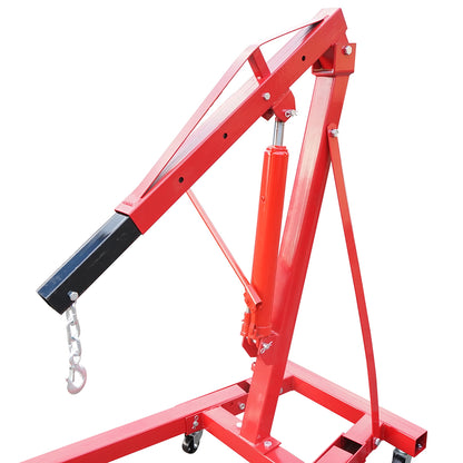 Giraffe-type folding hydraulic crane for workshop 2T
