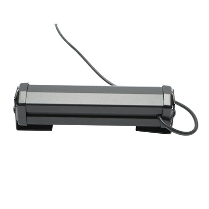Set of 2 12V LED strobe lamps, 18W, 5 colors, aluminum casing 165x42x42mm
