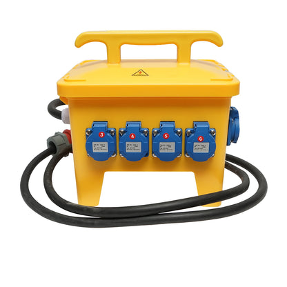 Group prize panel for portable site organization 2x415V/16A, 6x230V/16A, 300x230x287mm IP44/54 SUNTREE