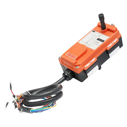 Wireless industrial remote control with 6 AC 220V commands and water protection Breckner Germany
