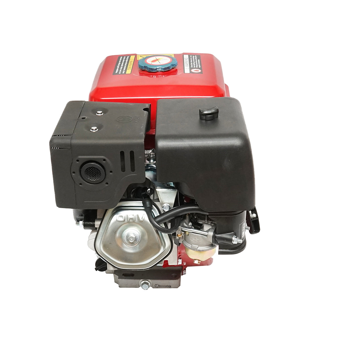 Gasoline engine 9HP, 4 strokes, 25mm shaft with pin, pull start, Breckner Germany