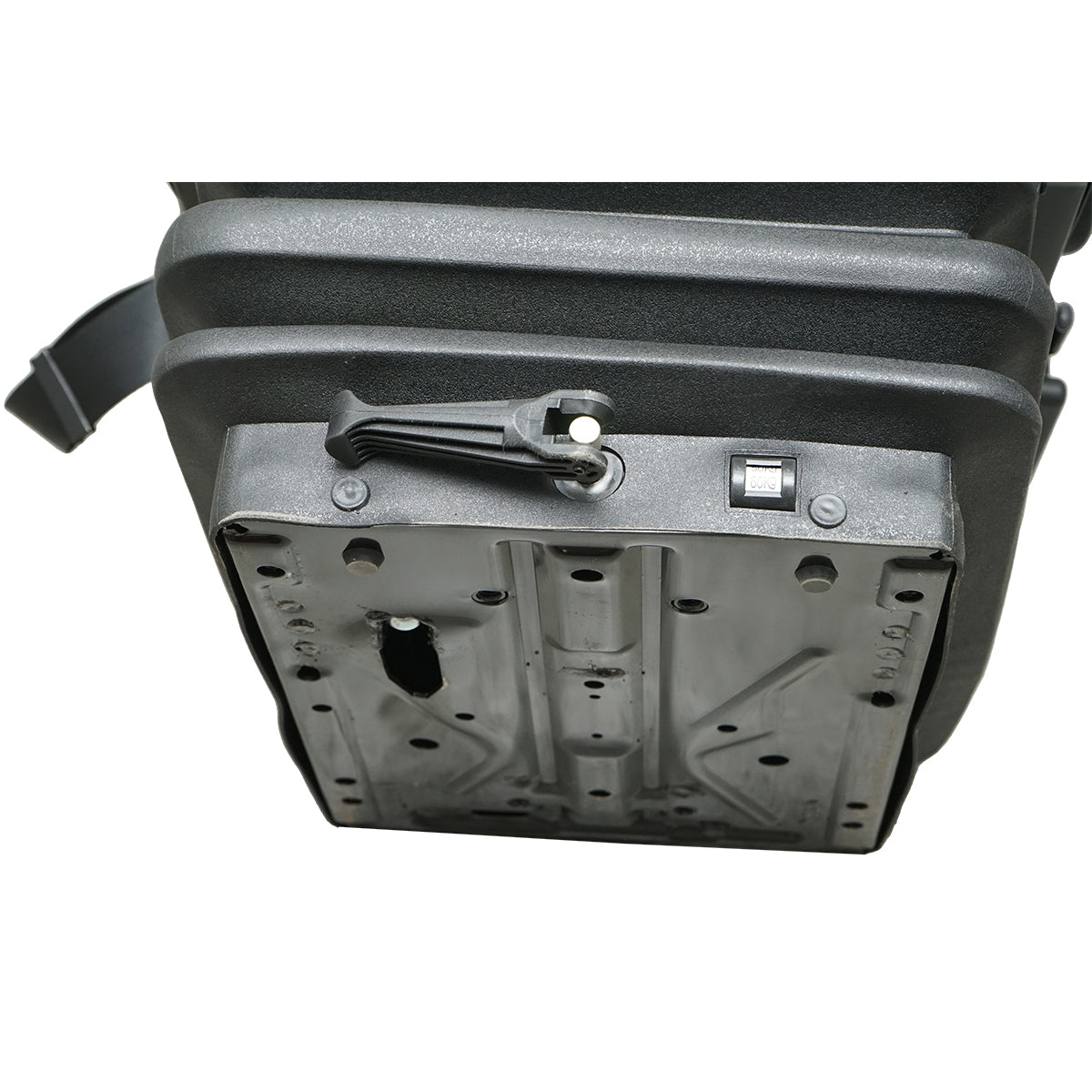 Universal adjustable seat for weight 50-130Kg, armrests and backrest reclining 50-90° for tractor, agricultural machinery, industrial, forklift