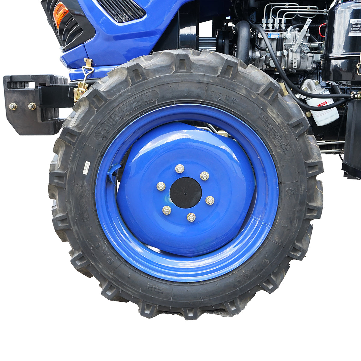 KONIG 604 tractor, 4x4, 60HP, with sunshade, wheels 8.3-16/12.4-28