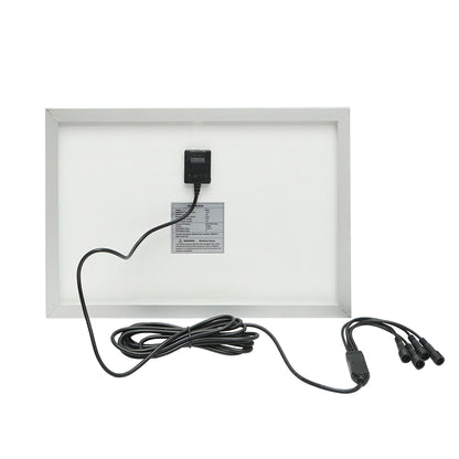 Lighting system with 4x16 LED bulbs, 5V/10W solar panel and remote control Breckner Germany