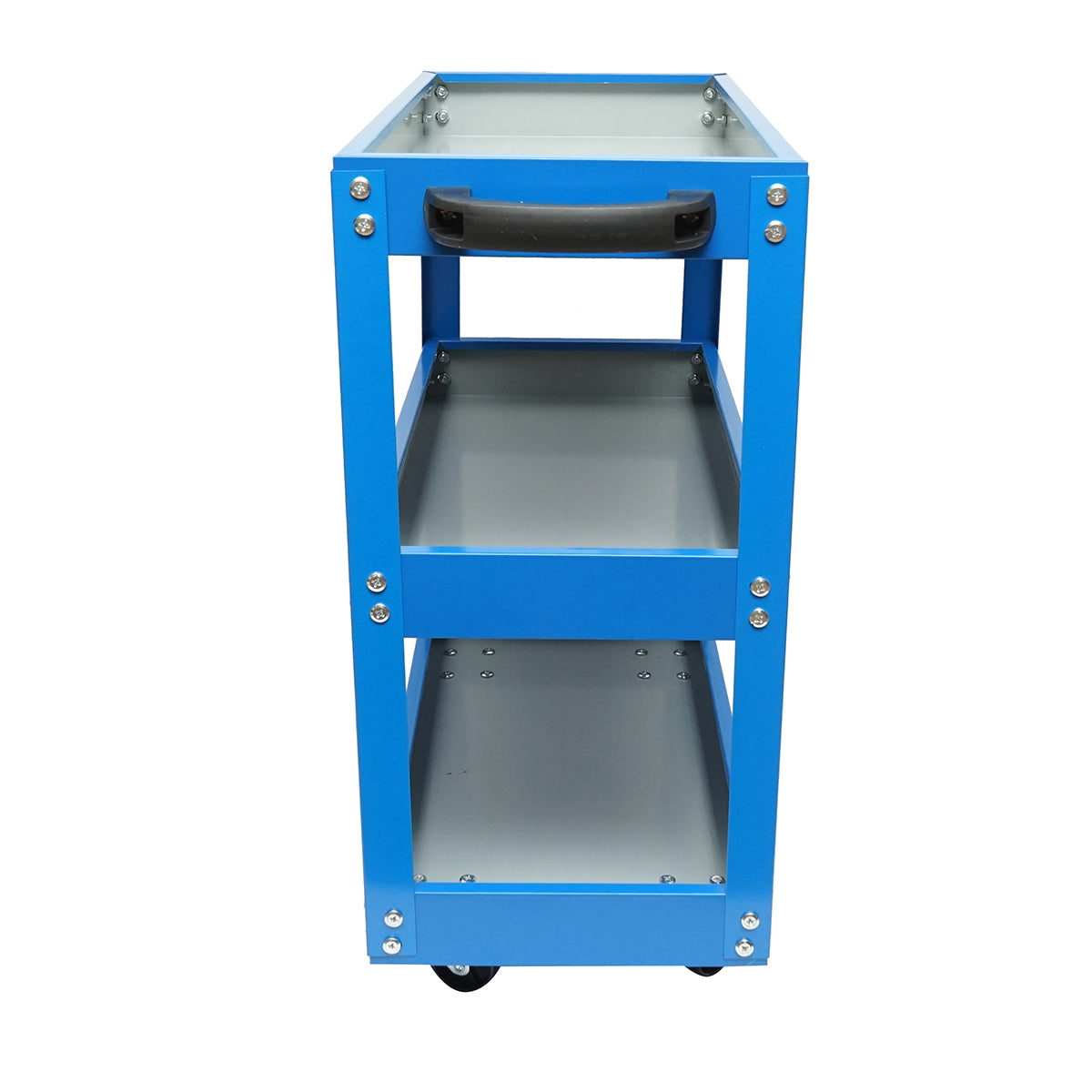 Metal cart on wheels with 3 shelves for tools 510x260x575mm