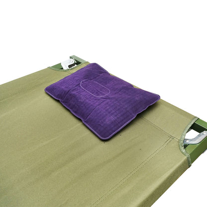 Foldable camping bed, green olive camping 190x66x42 cm Breckner Germany