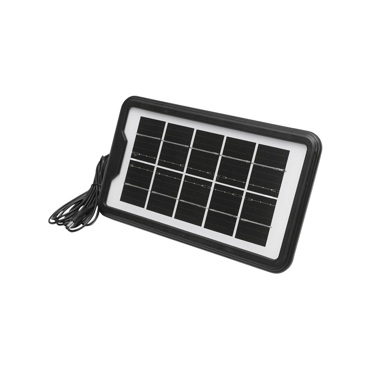 Portable LED lighting kit with 3 bulbs/projector, solar panel, and 3.7V, 5500Ah battery for fishing camping GD-P30