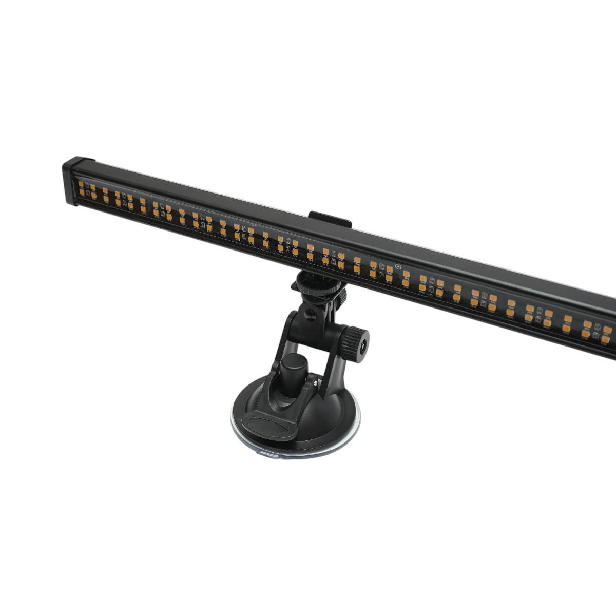 62cm LED strobe bar with suction cups, 60W, 10-30V, strobe with 9 colors, 15 lighting modes