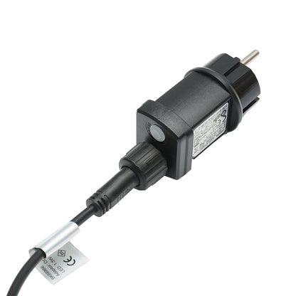 Outdoor LED lighting system with 12 E27 sockets, 6m cable, 220V IP44 Breckner Germany