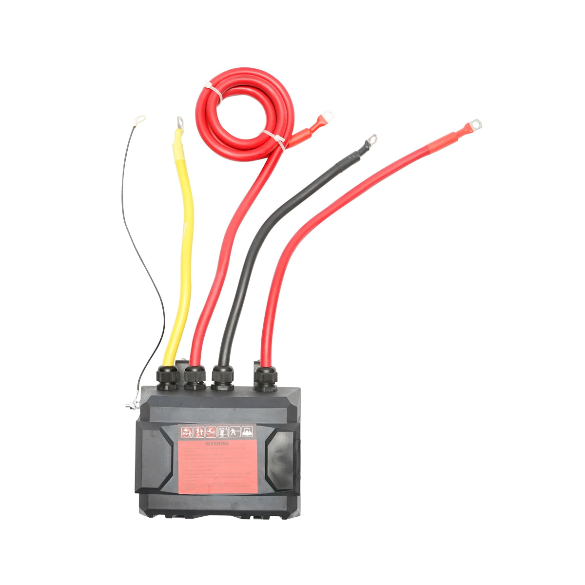 Complete electric winch with remote control, steel cable, power supply voltage 12V, maximum load 9T (20000lbs)