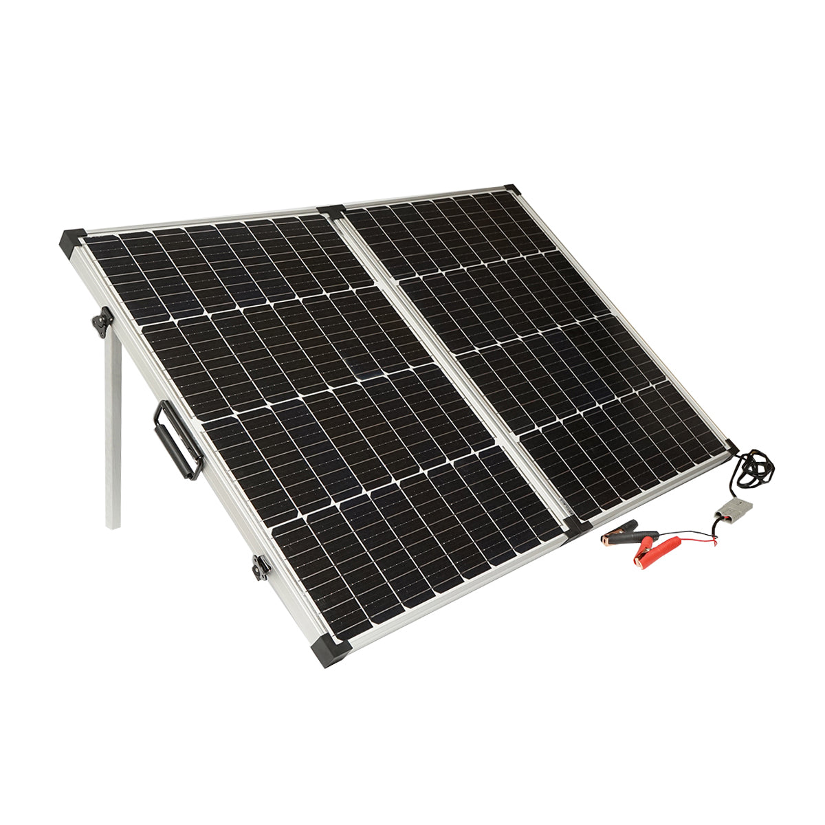 145W portable solar panel photovoltaic monocrystalline suitcase type with voltage regulator 12/24V 20Ah 2 USB ports Breckner Germany
