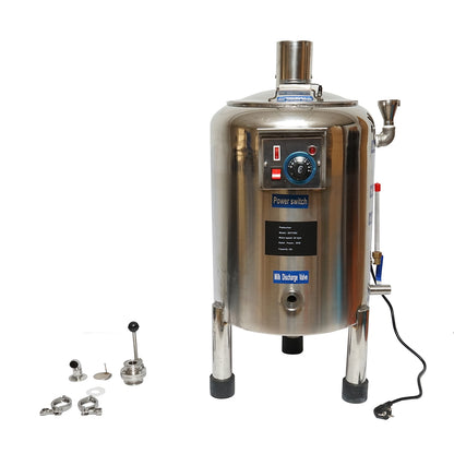 Stainless steel automatic pasteurization machine for milk, juices, capacity 20L, 305x350x300mm