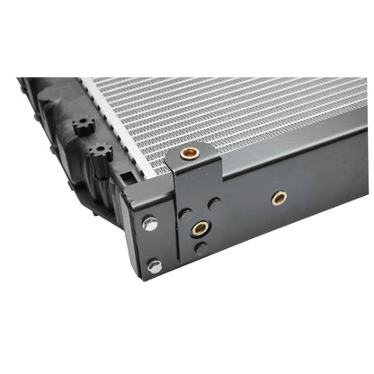 Aluminum water radiator MAN, Forestry Tractor 670x660x85mm