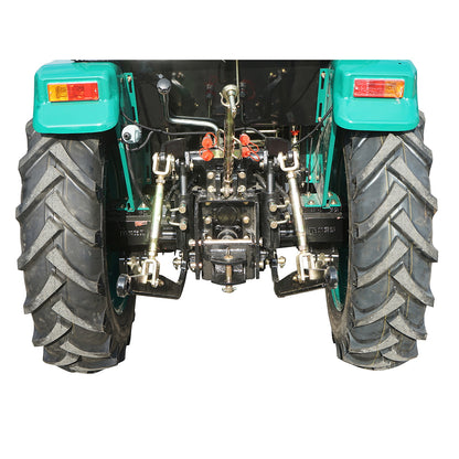 80HP tractor with closed cabin, YTO turbo engine, wheels 8.3-20/12.4-28 KONIG 804