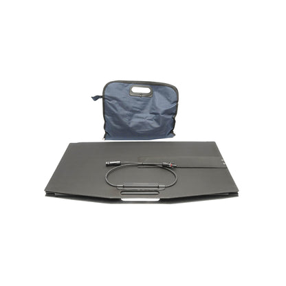 150W monocrystalline photovoltaic solar panel, foldable suitcase type with 10A voltage regulator, 12V/24V Breckner Germany