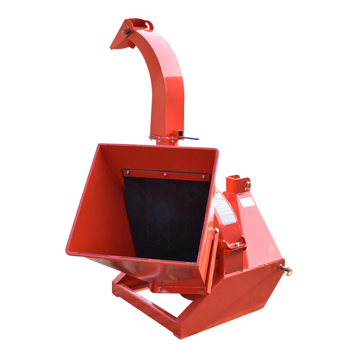 Branch shredder with PTO power take-off, required power 18-50 HP, maximum log diameter 100 mm, hopper 400x420x600 mm Breckner Germany